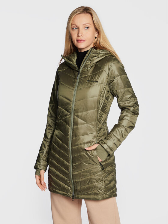 Columbia Columbia Bunda pro přechodné období Joy Peak 1982661 Zelená Regular Fit