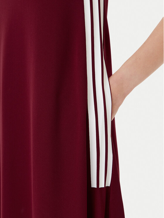 adidas adidas Sukienka codzienna Tiro Cut 3-Stripes Soft Mesh JX5160 Czerwony Regular Fit