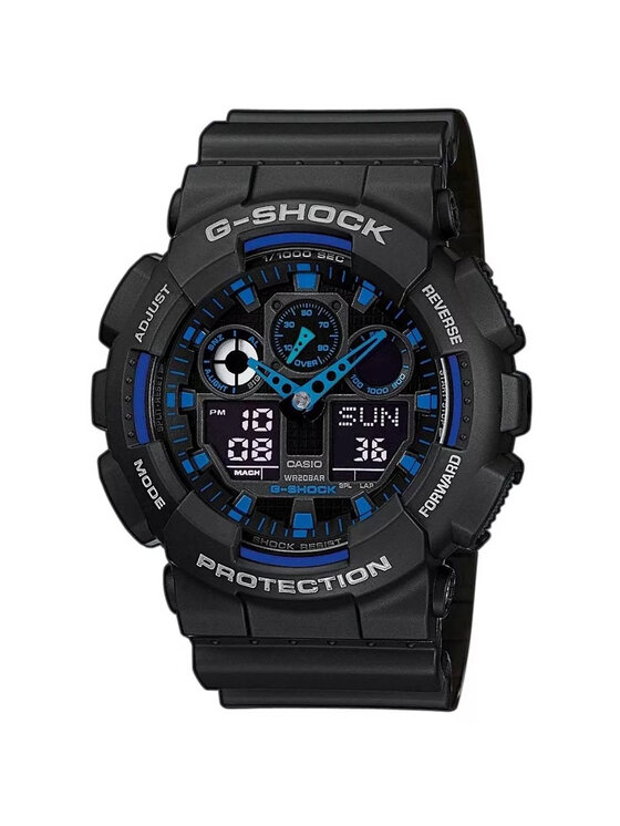 Casio Casio Hodinky SET GA-100-1A2ER + BEZEL 10523429 + PASEK 10347710 Černá
