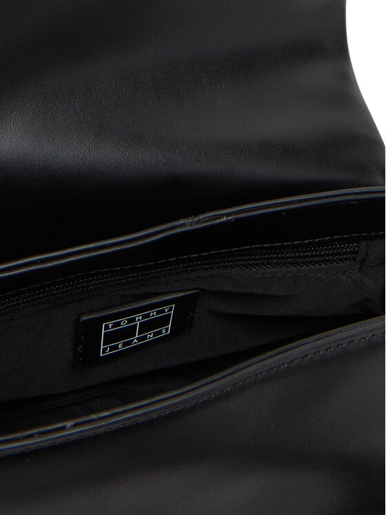 Tommy Jeans Tommy Jeans Handtasche Tjw American Cool Flap Crossover AW0AW17550 Schwarz