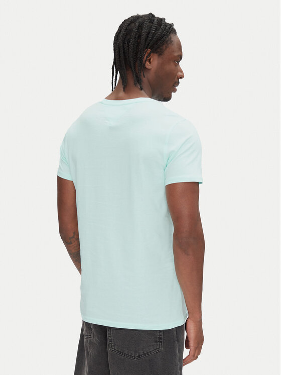 Tommy Jeans Tommy Jeans Tricou DM0DM04411 Verde Slim Fit