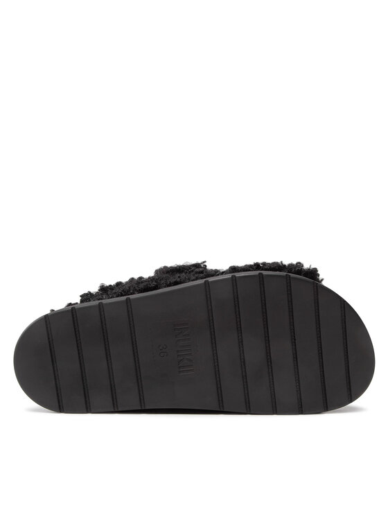 Ciabatte Vegan Buckle Slide 70104-223 Nero