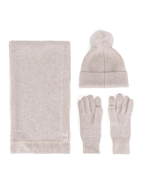 Beverly Hills Polo Club Beverly Hills Polo Club Set Mütze, Schal und Handschuhe BHPC-WC-002-AW24 Beige