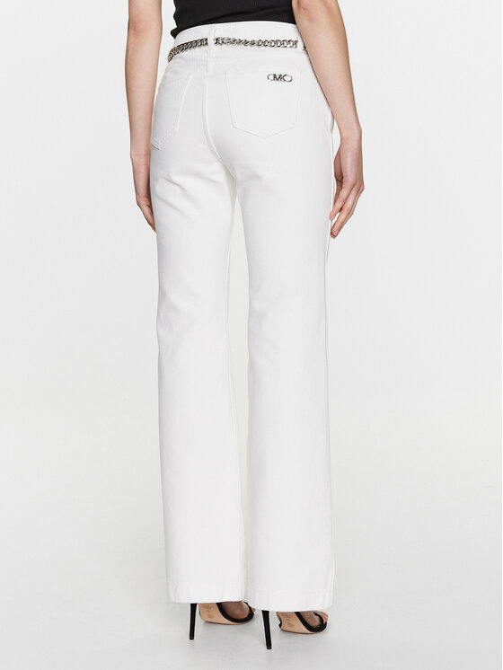 MICHAEL Michael Kors MICHAEL Michael Kors Jeans MS3904180V Weiß Flare Fit