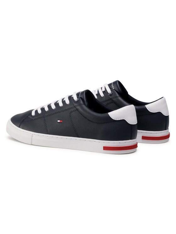 Tommy Hilfiger Sneakers Essential Leather Detail Vulc FM0FM02977 Bleu marine