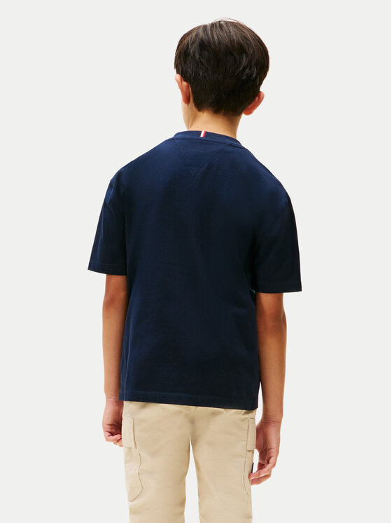 Tommy Hilfiger Tommy Hilfiger T-Shirt Flag Archive KB0KB10111 Dunkelblau Regular Fit