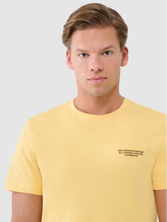 4F 4F T-shirt MONOCHROME Giallo Regular Fit