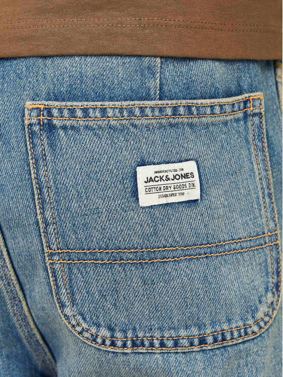 Jack&Jones Junior Jack&Jones Junior Jeans hlače Chris 12262182 Modra Relaxed Fit