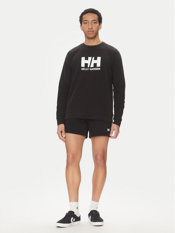 Helly Hansen Helly Hansen Bluză Logo Crew 30395 Negru Regular Fit