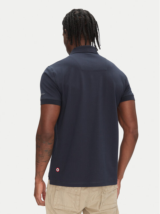 Aeronautica Militare Aeronautica Militare Polo marškinėliai 251PO1851P344 Tamsiai mėlyna Regular Fit