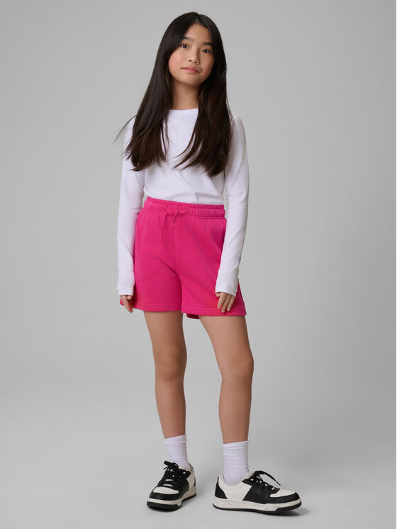 4F 4F Szorty sportowe BASIC+ Różowy Regular Fit
