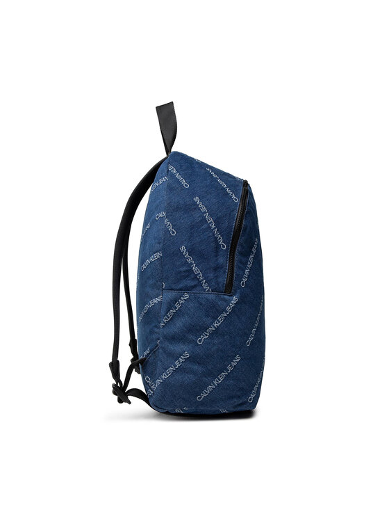 Zaino Denim Logo Jacquard Backpack IU0IU00207 Blu