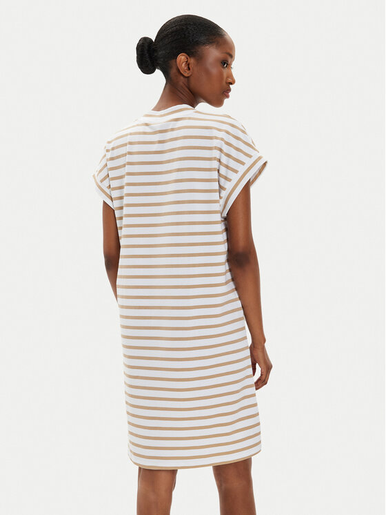 United Colors Of Benetton United Colors Of Benetton Φόρεμα καθημερινό 3TLLDV01O Μπεζ Regular Fit