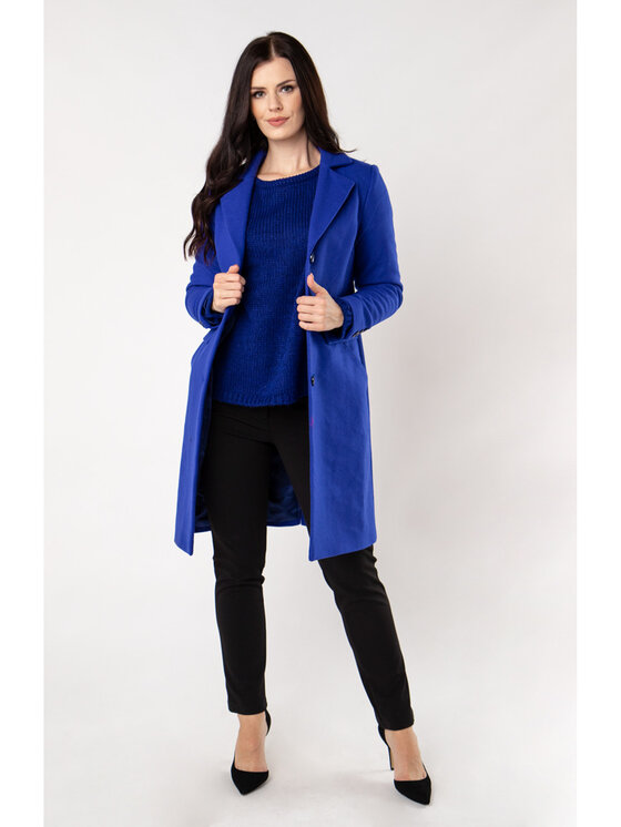 QUIOSQUE QUIOSQUE Kabát 9RS017801 Modrá Regular Fit