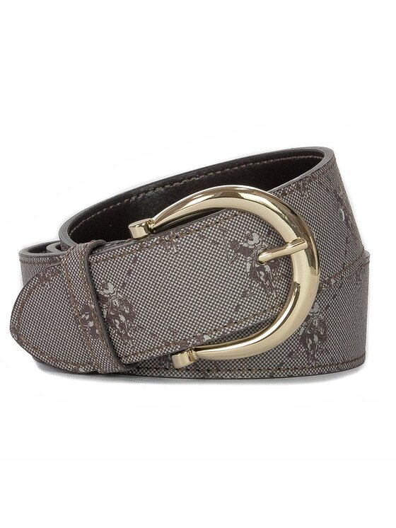Pasek Damski U.S. Polo Assn., Brązowy, WIUGC2210WPI511 D.Brown