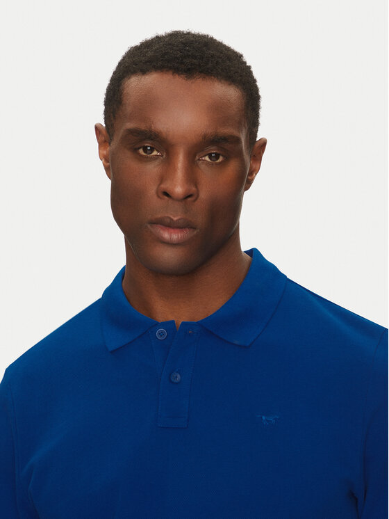 Mustang Mustang Polo Palco 1016293 Blu Regular Fit