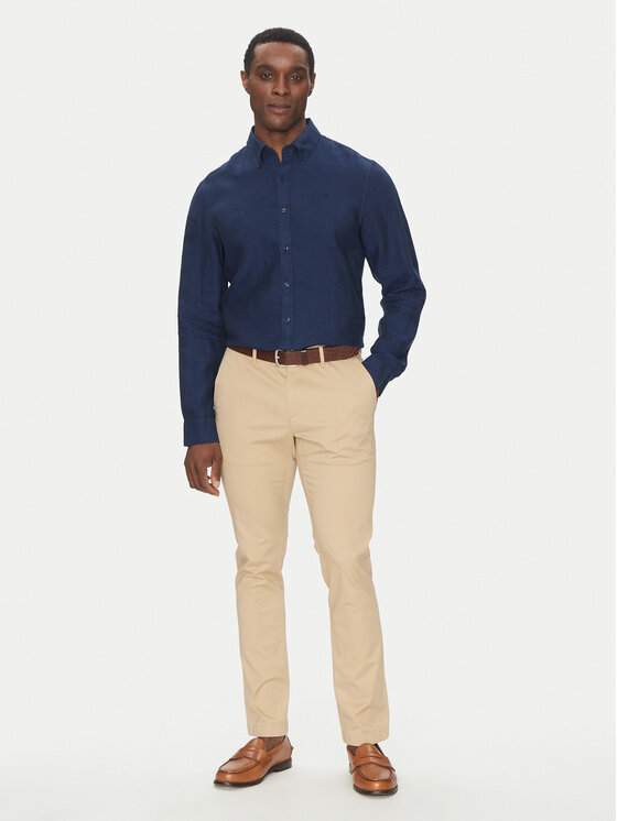 Michael Kors Michael Kors Сорочка CS4400H4YT Cиній Relaxed Fit
