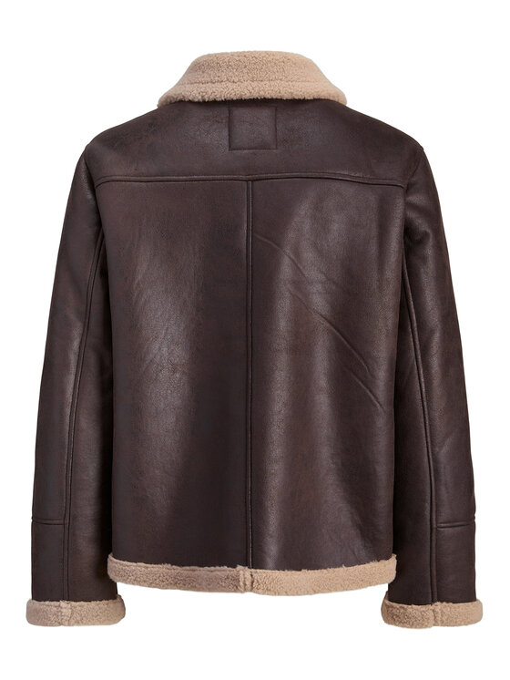 Jack & Jones Jack & Jones Műbőr dzseki Cambridge 12282946 Barna Regular Fit