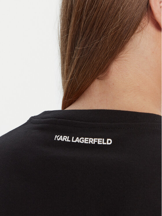 KARL LAGERFELD KARL LAGERFELD T-Shirt A3W17104 Μαύρο Regular Fit