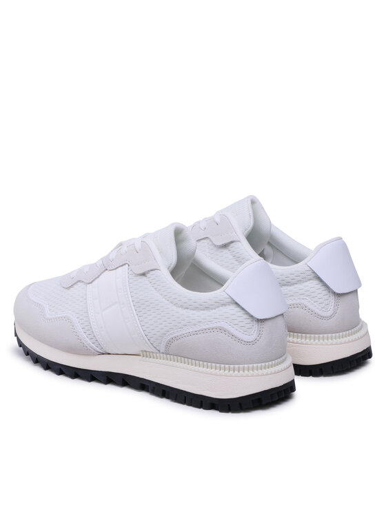 Tommy Jeans Tommy Jeans Sneakers Runner Mix Material EM0EM01167 Bianco