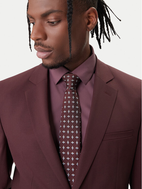 HUGO HUGO Kostiumas Arti-Hesten253X 50544524 Ruda Extra Slim Fit