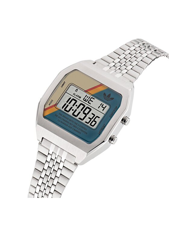 adidas Uhr Originals Street Digital Two AOST23556 Silberfarben