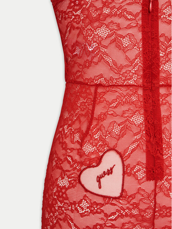 Guess Guess Nachthemd O5RK00 KBGT0 Rot Regular Fit