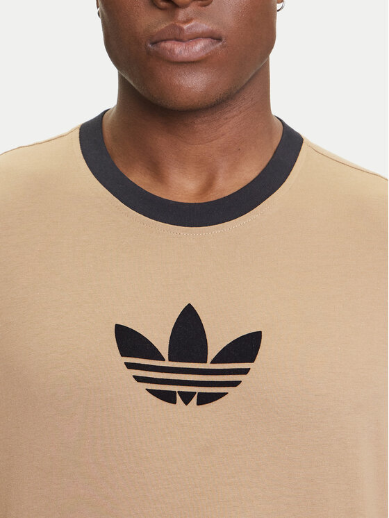 adidas adidas Marškinėliai adicolor 2000s Cali JX1516 Smėlio Loose Fit