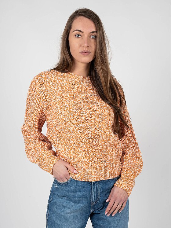 Silvian Heach Silvian Heach Sweter PGA22002MA Pomarańczowy Regular Fit