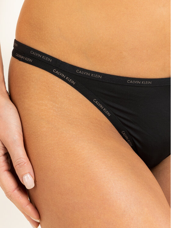 Calvin Klein Underwear Calvin Klein Underwear Stringtanga Youthful Lingerie 000QF4529E Schwarz