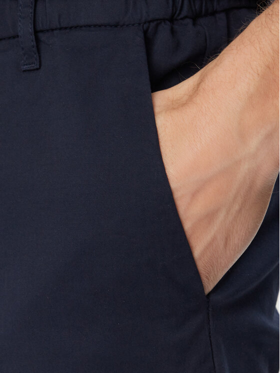 Jack & Jones Jack & Jones Szorty materiałowe Jaiden Rocco 12292831 Granatowy Regular Fit