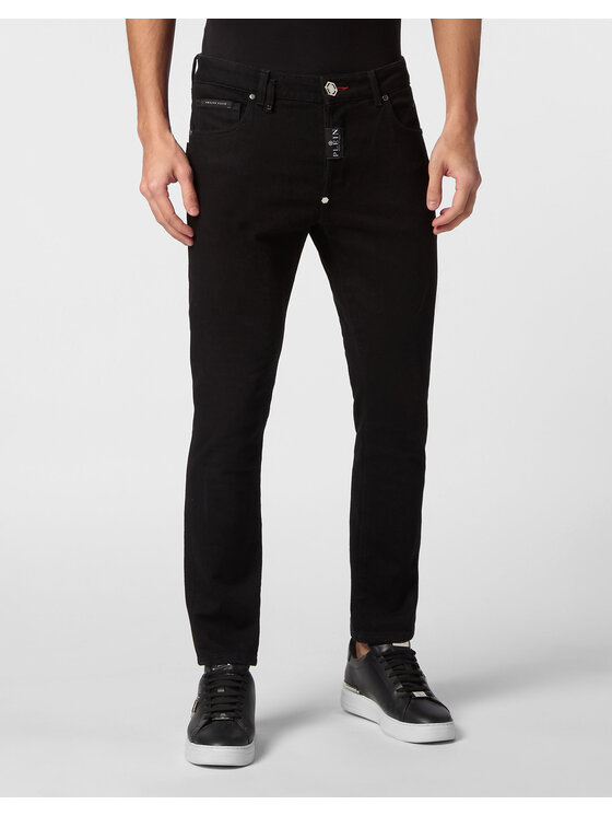 PHILIPP PLEIN PHILIPP PLEIN Džínsy 14801 Čierna Skinny Fit