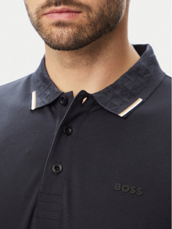 BOSS BOSS Polo marškinėliai Swing Paddy 50564779 Tamsiai mėlyna Regular Fit