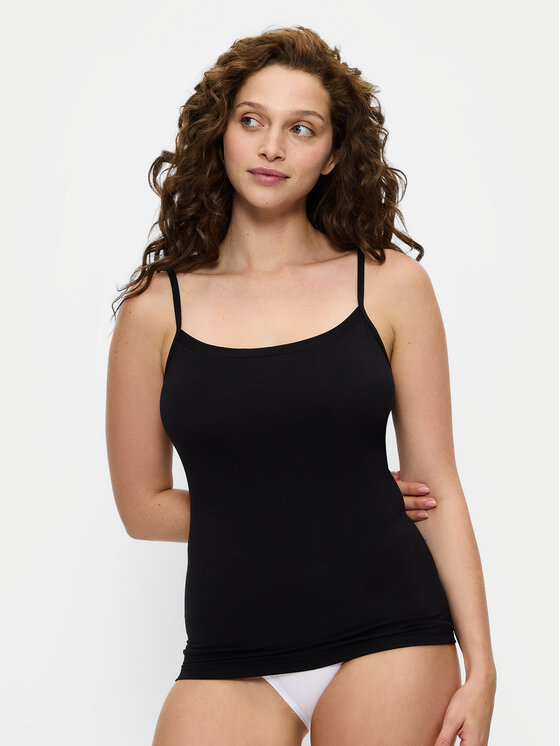 Triumph Top Sense Of Modal 10224795 Čierna Slim Fit