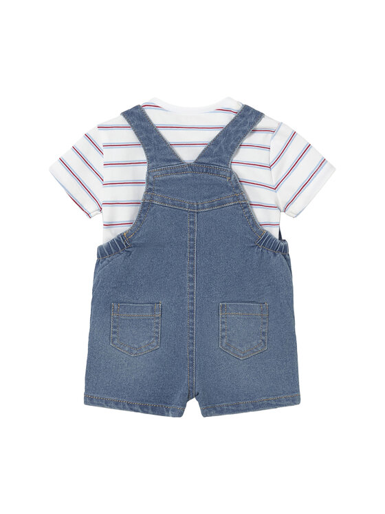 Mayoral Mayoral Set T-Shirt und Latzhose 1623 Blau Regular Fit