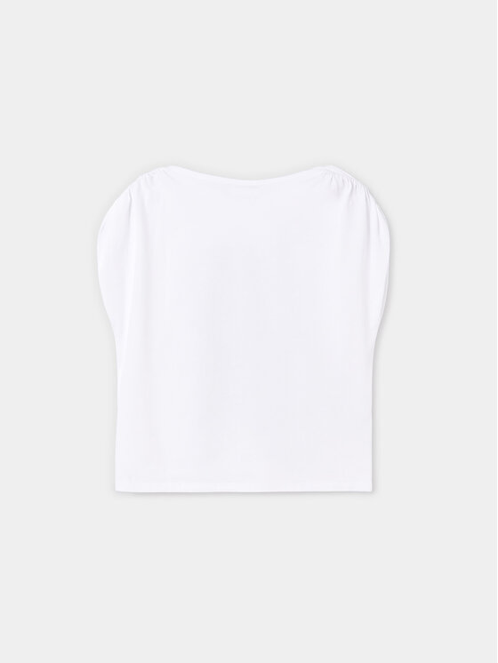 Mayoral Mayoral Μπλουζάκι 6011 Λευκό Regular Fit