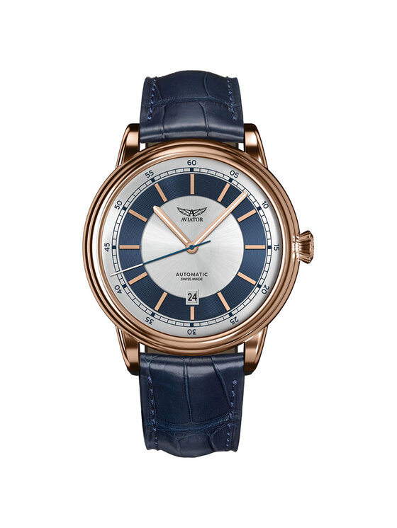 Aviator Aviator Zegarek V.3.32.2.270.4 Niebieski