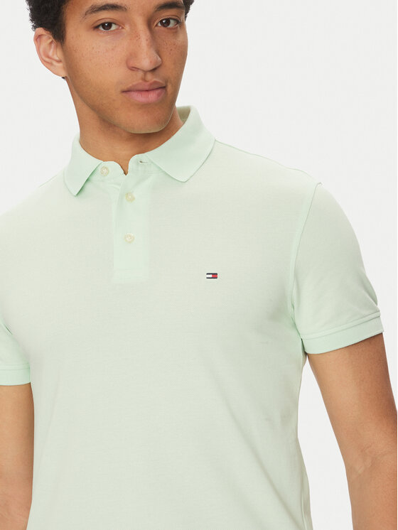 Tommy Hilfiger Tommy Hilfiger Polo 1985 MW0MW17771 Zelena Slim Fit