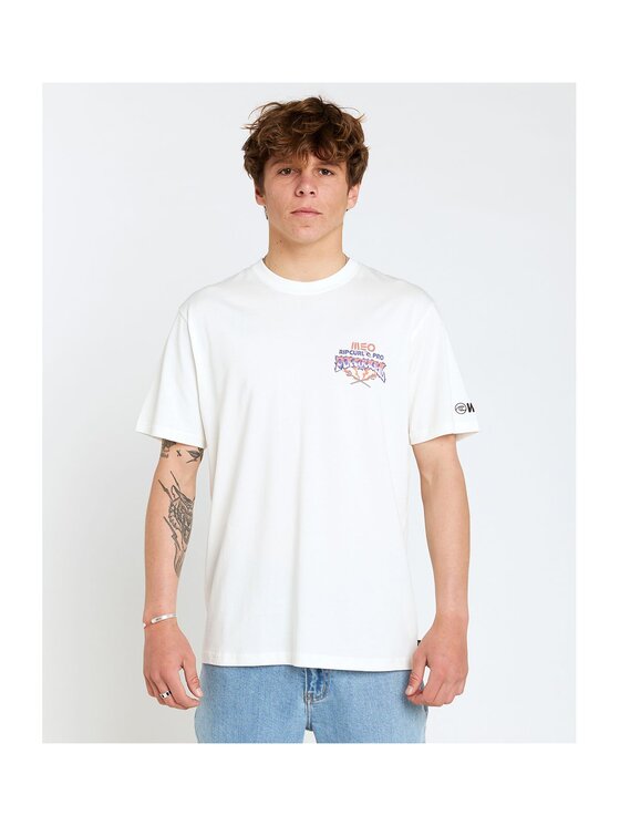 Rip Curl Rip Curl T-Shirt Meo Rip Curl Pro Tee Écru Standard Fit