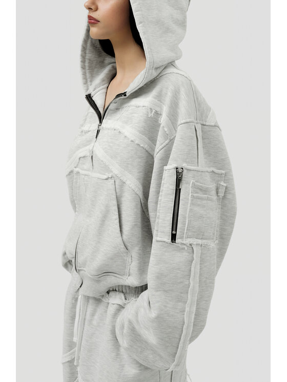 2005 2005 Bluza Skeleton Szary Oversize