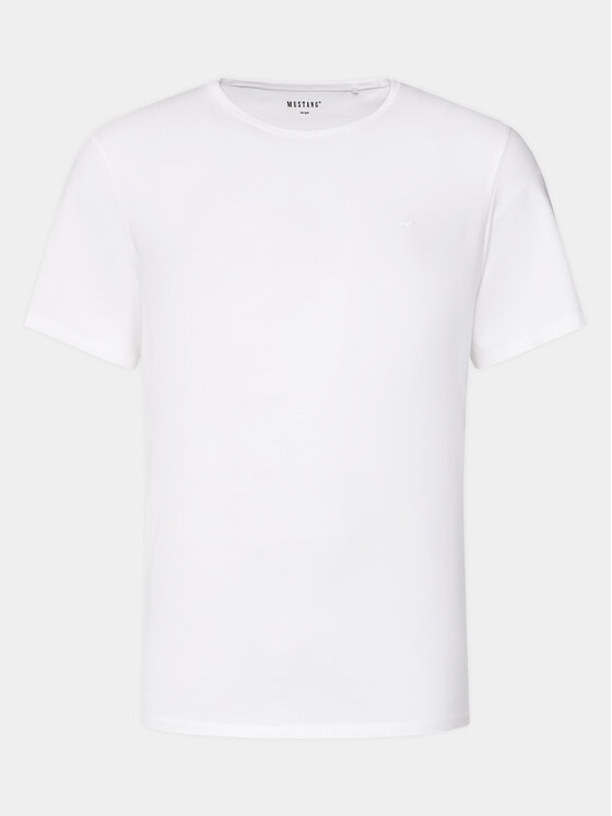 Mustang Mustang 2er-Set T-Shirts 1014663 Weiß Regular Fit