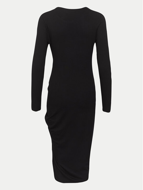 Kaffe Kaffe Sukienka codzienna Becca 10508889 Czarny Slim Fit