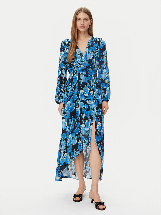 Morgan Morgan Rochie tip cămașă 251-RAMIE.F Albastru Loose Fit