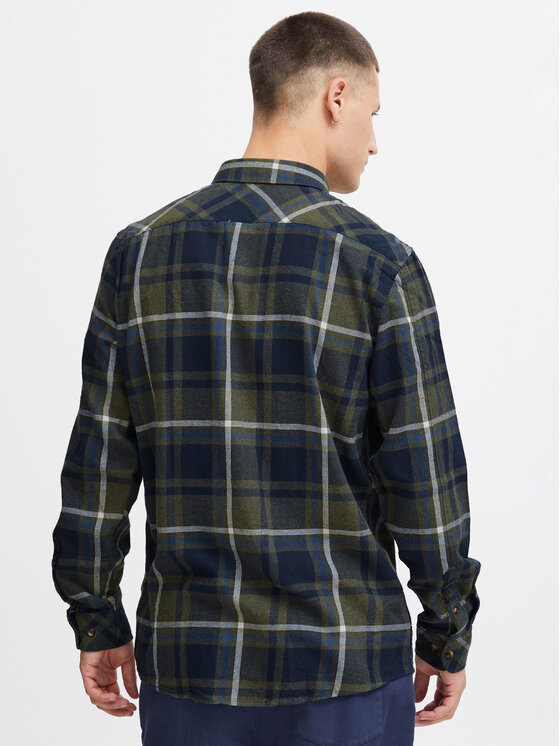 Solid Solid Srajca 21107051 Zelena Regular Fit
