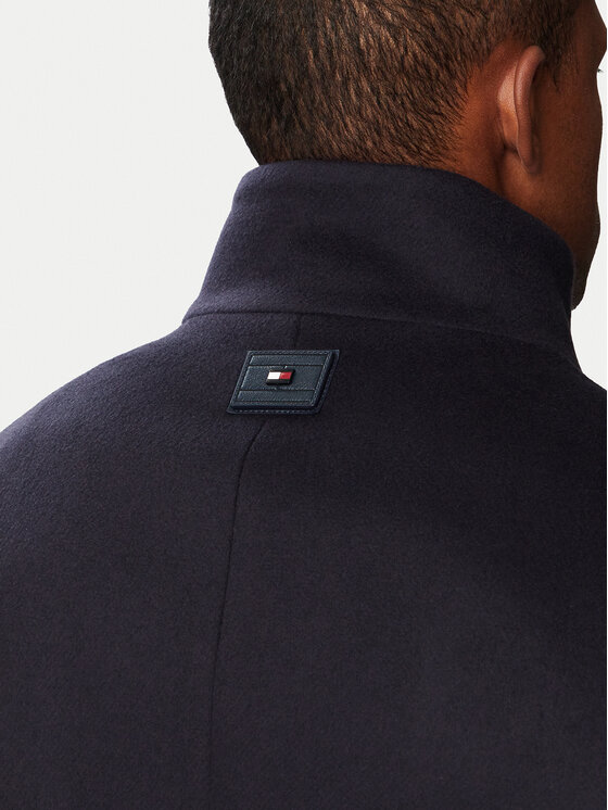Tommy Hilfiger Tommy Hilfiger Wollmantel MW0MW40767 Dunkelblau Regular Fit