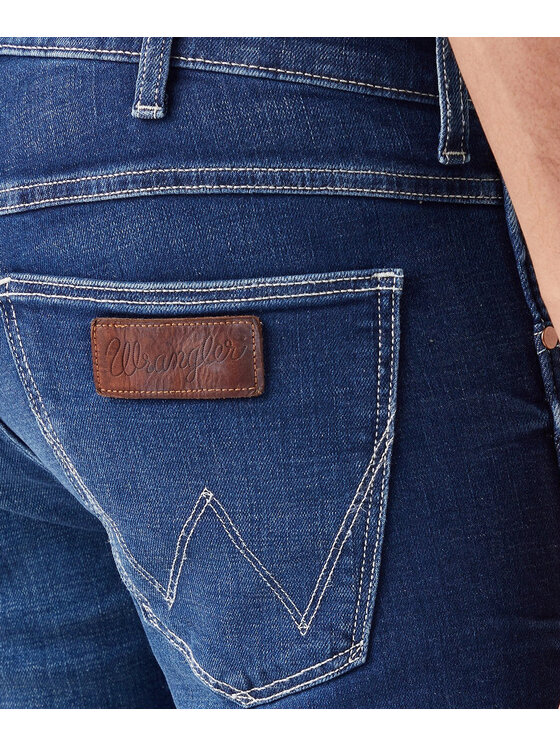 Wrangler Wrangler Jeansy W18SCJ027 Niebieski Slim Fit