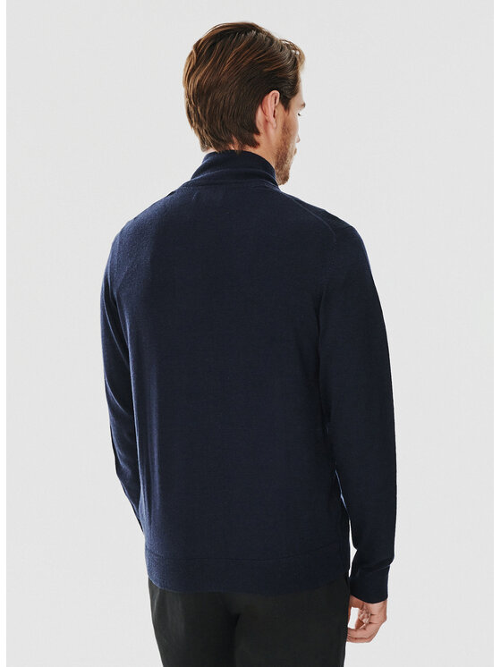 Pako Lorente Pako Lorente Sweter P24WF-2X-016 Granatowy Classic Fit