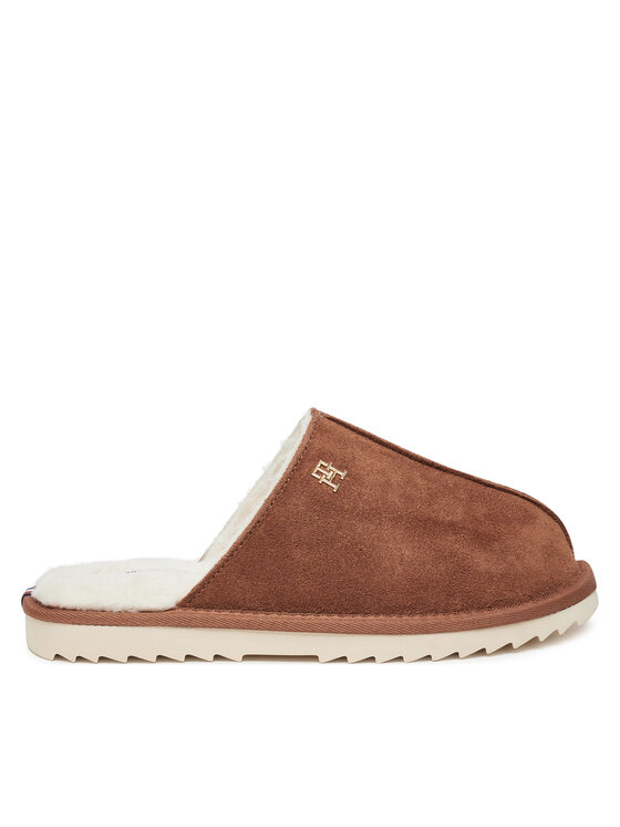 Tommy Hilfiger Tommy Hilfiger Papuci de casă FW0FW08396 Maro