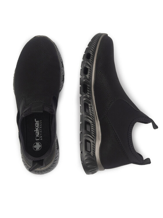 Rieker Rieker Обувки M6053-00 Черен