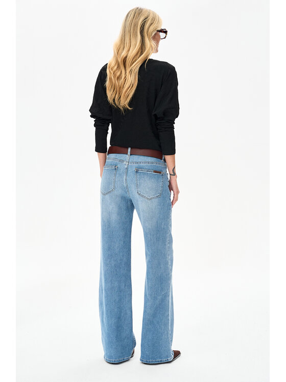 blue shadow blue shadow Bluzka Dazi Czarny Regular Fit